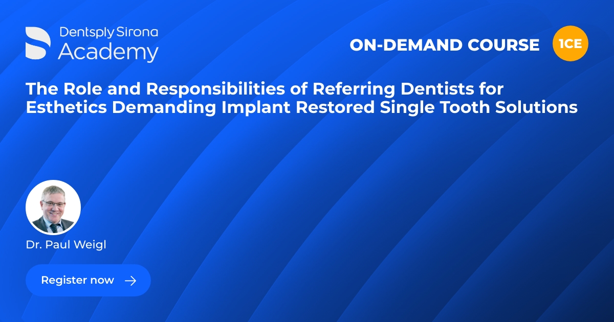 The Role and Responsibilities of Referring Dentists for Esthetics